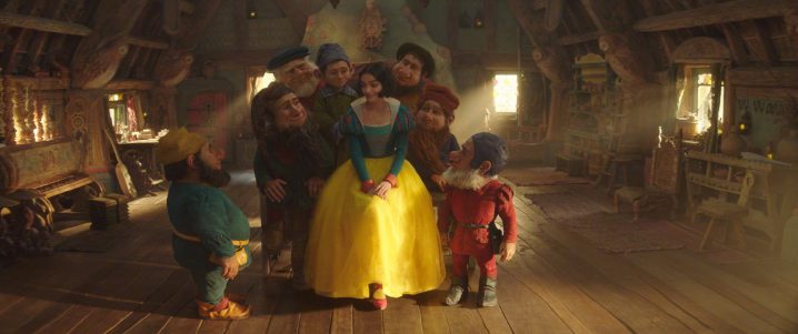 真人版《白雪公主》公主与小矮人造型曝光，剧照一起揭晓